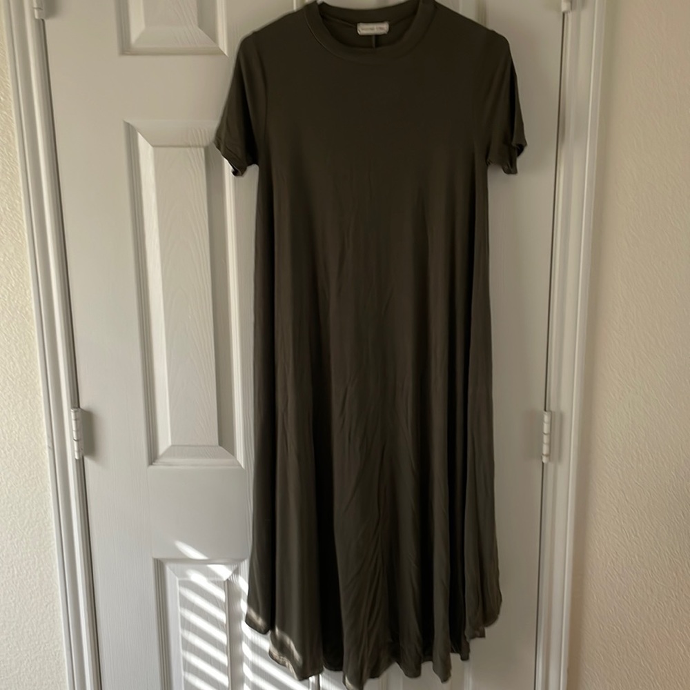 Flamingo Urban olive dress szM